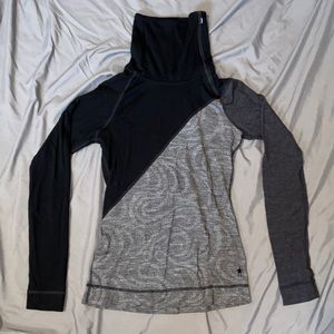 Smartwool Merino 250 Zip-up drape collar